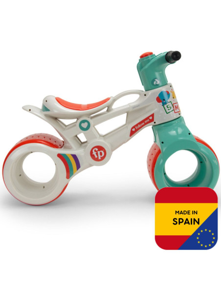 INJUSA Jeździk Rowerek Biegowy Fisher Price Szerokie Koła