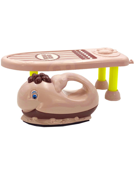 WOOPIE Zestaw do Prasowania 2w1 Deska Żelazko z Muzyką 7 el.