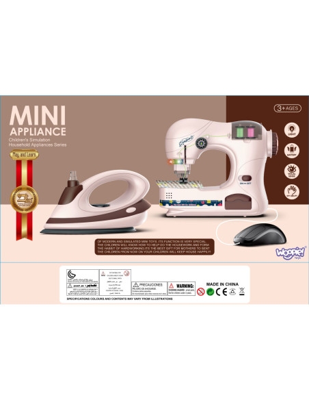 WOOPIE Zestaw do Prasowania 2w1 Deska Żelazko z Muzyką 7 el.