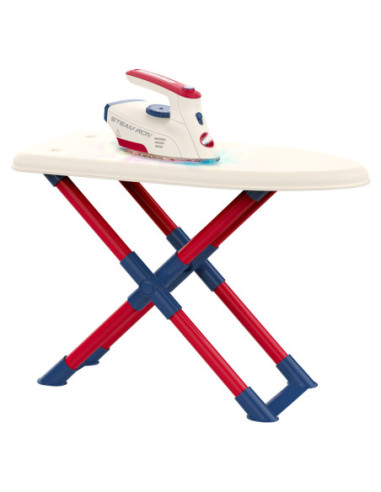 WOOPIE Zestaw XXL Deska do Prasowania z Żelazkiem Wieszakiem Koszem na Prani i Ubraniami 14 el.