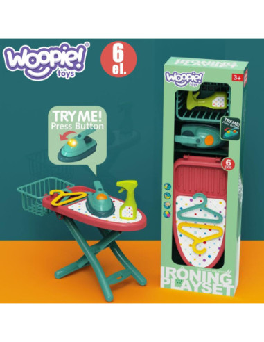 WOOPIE Zestaw do Prasowania 6w1 Deska Żelazko