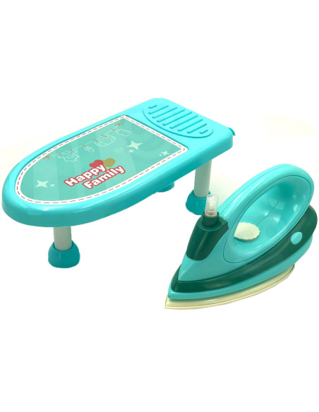 WOOPIE Zestaw do Prasowania 2w1 Deska Żelazko + Kosz na Pranie 6 el.