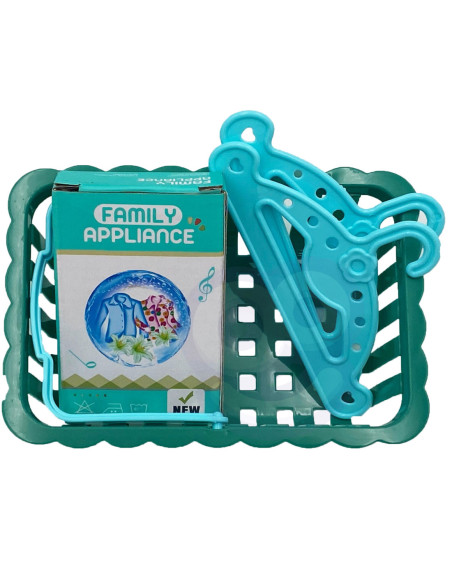 WOOPIE Zestaw do Prasowania 2w1 Deska Żelazko + Kosz na Pranie 6 el.