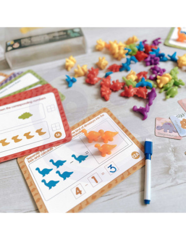 WOOPIE Zestaw Edukacyjny Nauka Liczenia Sortowanie Kolorów Morska Kraina 111 el.