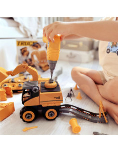 WOOPIE Mega Plac Budowy 5w1 Zestaw XXL do Skręcania DIY 2