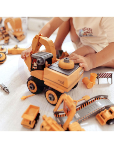 WOOPIE Mega Plac Budowy 5w1 Zestaw XXL do Skręcania DIY