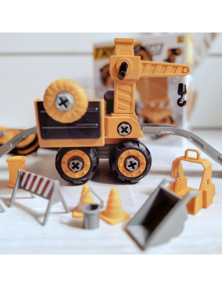 WOOPIE Mega Plac Budowy 5w1 Zestaw XXL do Skręcania DIY