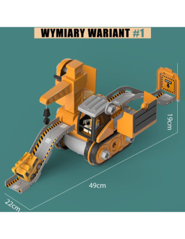 WOOPIE Mega Plac Budowy 5w1 Zestaw XXL do Skręcania DIY