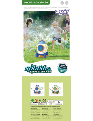 WOOPIE Zraszacz Ogrodowy Fontanna Rakieta