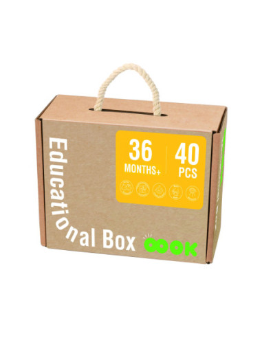 Tooky Toy Edukacyjne Pudełko dla Dzieci z 6w1 od 3 Lat