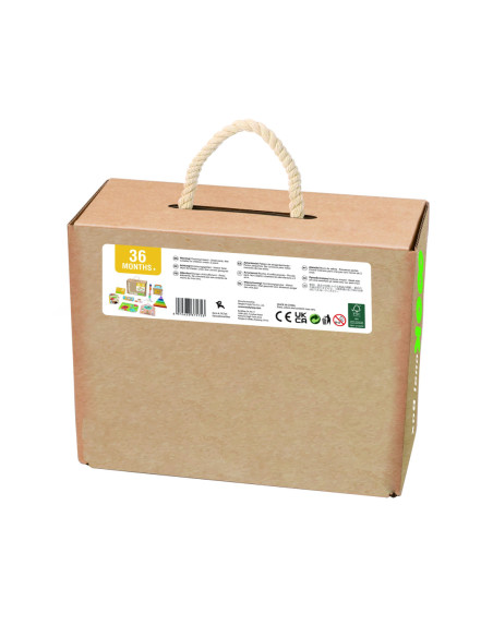 Tooky Toy Edukacyjne Pudełko dla Dzieci z 6w1 od 3 Lat