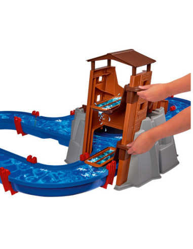 BIG Tor Wodny AdventureLand Kraina Przygód Armatka Wodna AquaPlay 57 ele.