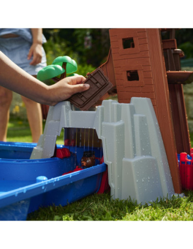 BIG Tor Wodny AdventureLand Kraina Przygód Armatka Wodna AquaPlay 57 ele.