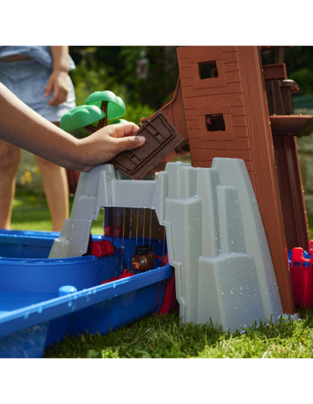 BIG Tor Wodny AdventureLand Kraina Przygód Armatka Wodna AquaPlay 57 ele.