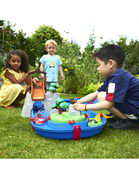 BIG Tor Wodny AdventureLand Kraina Przygód Armatka Wodna AquaPlay 57 ele.