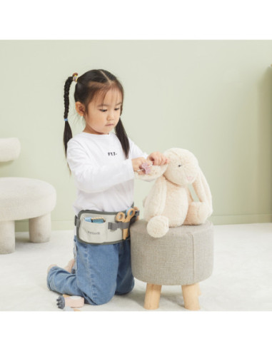 VIGA Drewniany Zestaw Fryzjerski Pas z Narzędziami