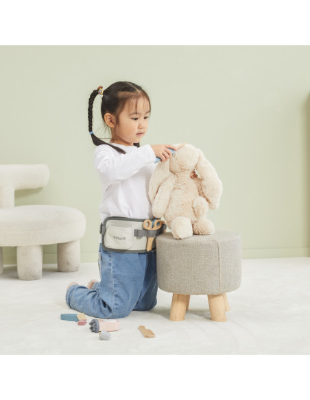 VIGA Drewniany Zestaw Fryzjerski Pas z Narzędziami