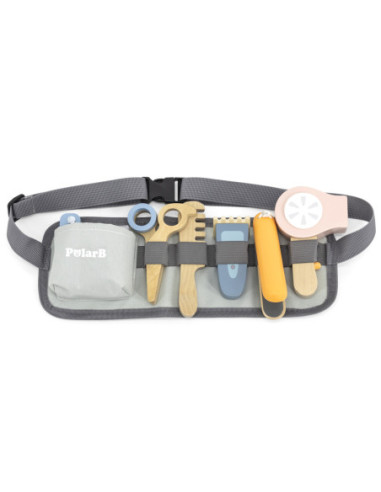 VIGA Drewniany Zestaw Fryzjerski Pas z Narzędziami