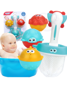 WOOPIE BABY Zestaw do Kąpieli Łowienie Rybek 4 el.