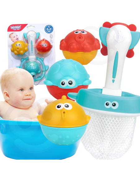 WOOPIE Zestaw do Kąpieli Łowienie Rybek 4 el.