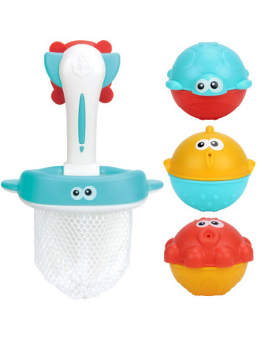 WOOPIE Zestaw do Kąpieli Łowienie Rybek 4 el.