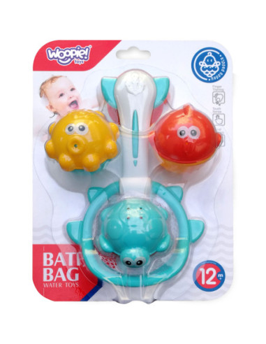 WOOPIE Zestaw do Kąpieli Łowienie Rybek 4 el.