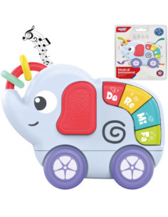 WOOPIE BABY Sensory Musical Toy for Babies Elephant