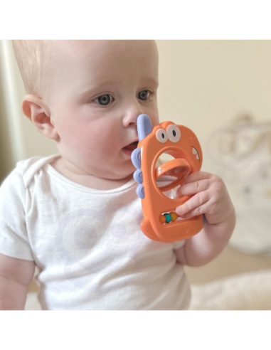 WOOPIE BABY Zabawka Sensoryczna Gryzak Lusterko Dino