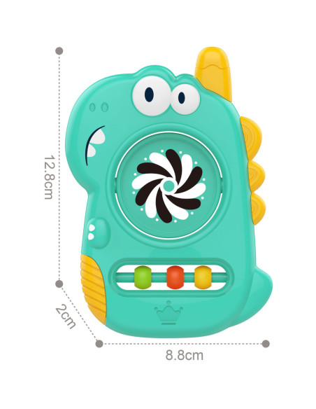 WOOPIE BABY Zabawka Sensoryczna Gryzak Lusterko Dino