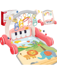 WOOPIE BABY Mata z Pałąkiem Pchacz 2w1 Pianinko