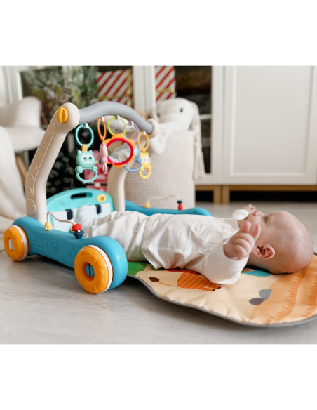 WOOPIE Mata z Pałąkiem Pchacz 2w1 Pianinko