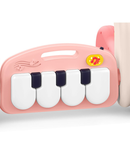 WOOPIE Mata z Pałąkiem Pchacz 2w1 Pianinko