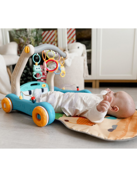 WOOPIE Mata z Pałąkiem Pchacz 2w1 Pianinko