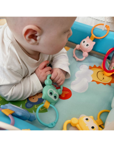 WOOPIE Mata z Pałąkiem Pchacz 2w1 Pianinko