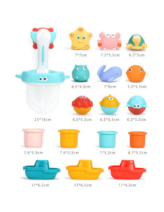 WOOPIE Zestaw do Kąpieli Piasku 17 el. 2