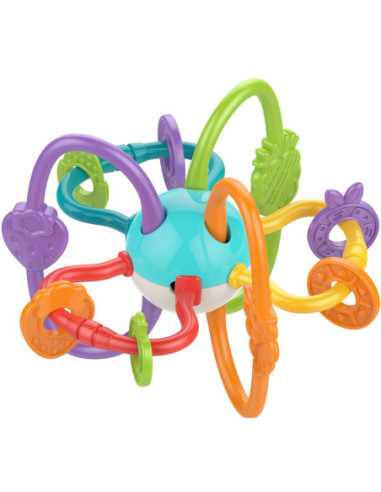 WOOPIE ZABAWKA SENSORYCZNA GRZECHOTKA GRYZAK 2w1