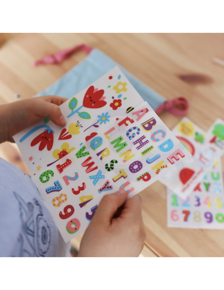 WOOPIE ART&FUN Zestaw Kreatywny Torebka + Naklejki do Dekorcji ponad 109 szt.