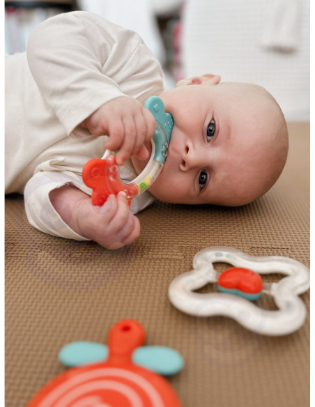 WOOPIE Zestaw Gryzaków Grzechotek Sensorycznych