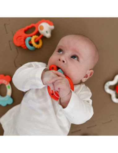 WOOPIE Zestaw Gryzaków Grzechotek Sensorycznych