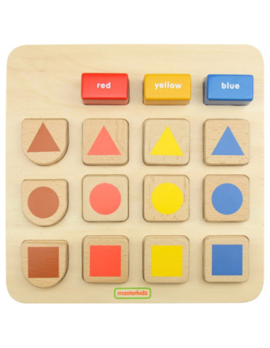 MASTERKIDZ Tablica Edukacjna Sorter Kształty i Kolory