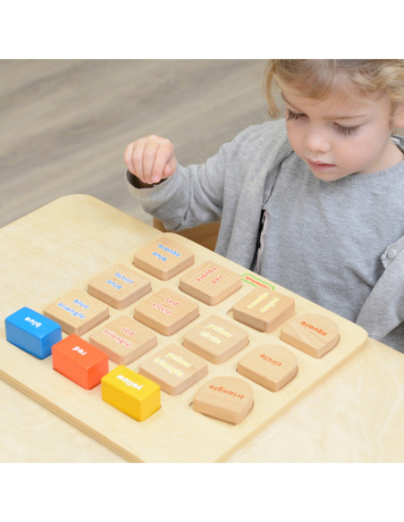 MASTERKIDZ Tablica Edukacjna Sorter Kształty i Kolory