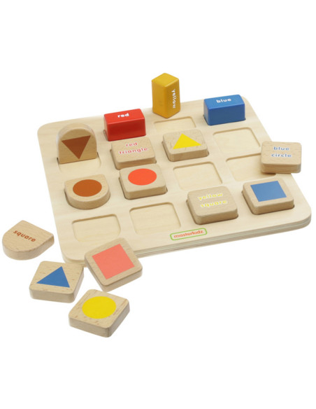 MASTERKIDZ Tablica Edukacjna Sorter Kształty i Kolory