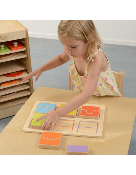 MASTERKIDZ Tablica Edukacjna Sorter Dopasowanie Kształty i Kolory