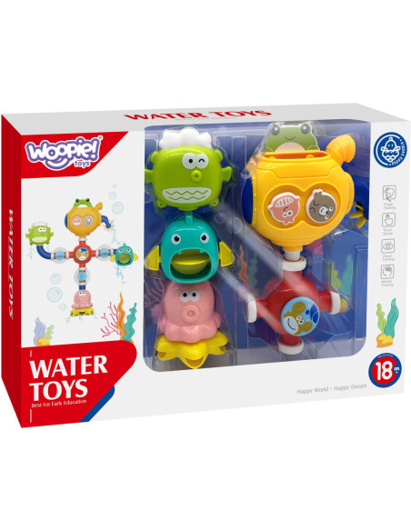 WOOPIE Zabawka do Kąpieli Wody Wanny Przelewowa Robot