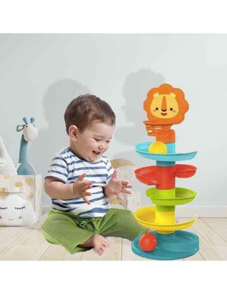 WOOPIE Tor Zjeżdzalnia Kulek Wieża z Piłeczkami Kulodrom