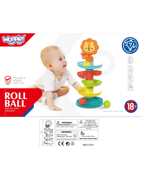 WOOPIE Tor Zjeżdzalnia Kulek Wieża z Piłeczkami Kulodrom