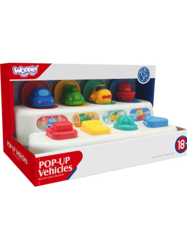 WOOPIE Zabawka Edukacyjna Wyskakujące Pojazdy POP-UP