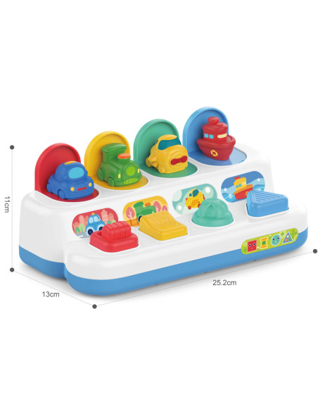 WOOPIE Zabawka Edukacyjna Wyskakujące Pojazdy POP-UP