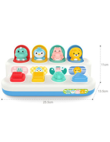 WOOPIE Zabawka Edukacyjna Wyskakujące Zwierzątka POP-UP