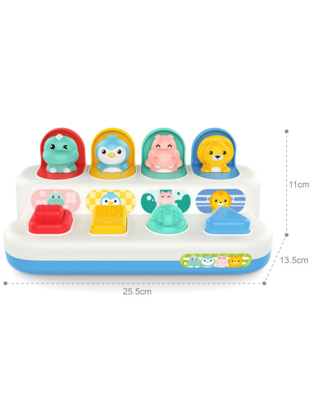 WOOPIE Zabawka Edukacyjna Wyskakujące Zwierzątka POP-UP